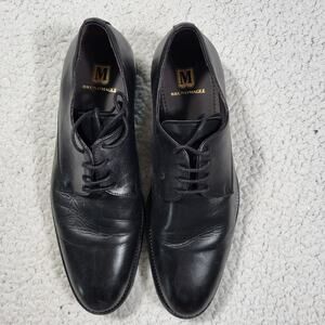 Bruno Magli black leather Derby shoes Black Leather size 9